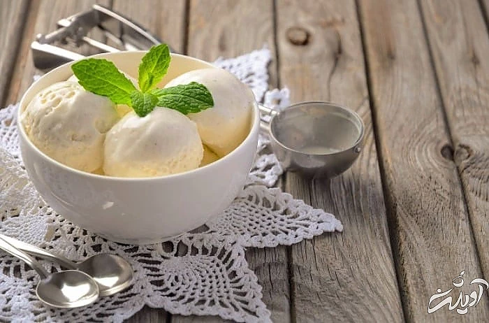 مواد لازم برای تهیه ژله بستنی بستنی وانیلی